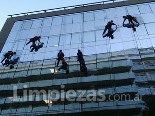 Limpieza de Vidrios en altura